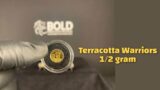 2021 Cook Islands Terracotta Warriors 1/2 gram Gold Proof | BOLD Precious Metals