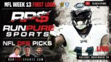 2022 NFL WEEK 13 DRAFTKINGS PICKS AND STRATEGY | NFL DFS FIRST LOOK