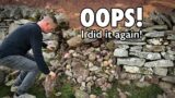 224. How I Rebuilt a Demolished Dry Stone Wall – Total Beginner!