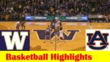 #23 Auburn vs Washington Basketball Game Highlights 12 21 2022