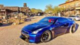 850HP GTR GOES TO A REAL GHOST TOWN!