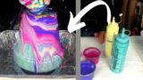 Acrylic Pouring on a Terracotta Pot – Lovely results, easy to learn! Fluid Art – Acrylic Pouring