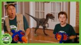 BABY RAPTOR in the HOUSE! | T-Rex Ranch Dinosaur Videos