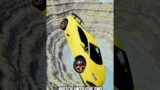 BeamNG Drive – Leap Of Death with Lamborghini #shorts
