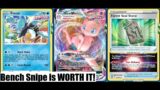 Bench Snipe MEW VMAX Deck, Eiscue to the Rescue!