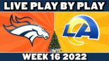 Broncos vs Rams Live Play by Play & Reaction