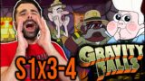 CITY BOY! CITY BOY! Gravity Falls Episode 3-4 REACTION! HEADHUNTERS & THE HAND THAT ROCKS THE MABEL