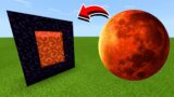 COMMENT FAIRE LE PORTAIL VERS MARS SUR MINECRAFT ! Espace ISS Minecraft !