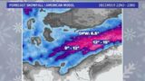 Can Dallas-Fort Worth and the rest of Texas expect heavy snowfalls in the run-up to Christmas?