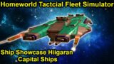Checking out the Capital Ships! | Homeworld Tactical Fleet Simulator | Hiigaran Captial Ships