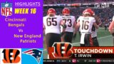 Cincinnati Bengals  Vs New England Patriots |2nd QTR | 12/24/22 | Week 16 |NFL Highlights 2022 Part2