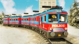 City Bank Rob Fail – Lego City Cartoon – Lego Police Thief Race – Choo choo train kids videos