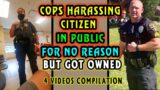 Cop Harassing Citizen For No Reason | Cop Gets Owned Compilation | ID Refusals | 1st Amendment Audit