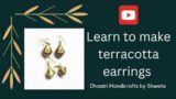 #DIY terracotta earrings || #diycrafts #terracottajewellery #handmade #dhaatrihandicrafts