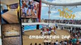 Disney Wish! Embarkation Day-Part 2|Kid's Club, Room Tour, Sail Away Party & Dinner at Arendelle