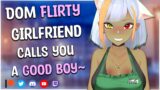 Dom Flirty Girlfriend calls you her good boy | Audio Roleplay F4M | Kisses | ASMR Roleplay F4A | F4M