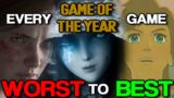 EVERY Game of the Year Ranked from Worst to Best