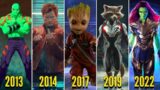 EVOLUTION OF GUARDIANS OF THE GALAXY IN MOVIES, SHOWS & CARTOONS 2013-2022