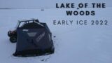 Early Ice 2022 Lake of the Woods  (Pine Island Afternoon)