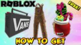 *FREE ITEMS* How To Get Vans Holiday Gifts, Boombox & Artist Overalls on Roblox – Van's World