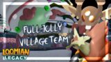 FULL CHRISTMAS THEME TEAM Obliterates Players in Jolly Village ! | Loomian Legacy PVP