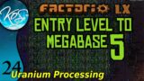 Factorio 1.X Entry Level to Megabase 5 – 24 – URANIUM OUTPOST! – Guide, Tutorial