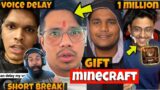 Gamerfleet Got MINECRAFT Gift! Mythpat Learn VOICE Delay! Teddy Gaming 1 Million! Chapati Gamer