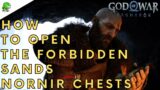God of War Ragnarok How to open The Forbidden Sands Nornir Chests