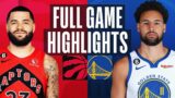 Golden State Warriors vs. Toronto Raptors Full Game Highlights | 2022 NBA Season