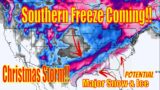 HUGE Southern Freeze & Potential Major Snowstorm In The South!! – The WeatherMan Plus