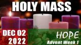 Holy Mass – 02/12/2022 – Friday of the 1st Week of Advent