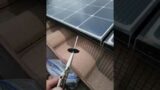 How To Put a Clip Under The Solar Panels For Bird Proofing #youtubeshort #shorts #short