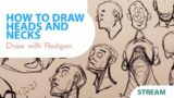 How to draw heads and necks the easy way!