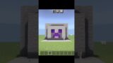 How to make creeper face Portal in Minecraft….