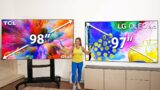 Huge 98" QLED vs 97" OLED TV Showdown