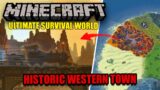 I Found an OLD WEST town in minecraft| USW Ep 10