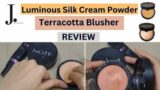 J. NOTE COSMETICS MAKEUP REVIEW | Silk Cream Powder | Terracotta Blusher | Honest Review