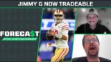 Jimmy G now tradeable, Raiders disaster blame, CFB wk1 bets | PFF Forecast
