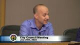 July 25th, 2022 City Council Meeting