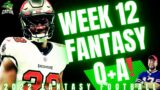 LIVE-Answering YOUR Fantasy Football Questions! Week 12 Fantasy Q+A!-2022 Fantasy Football
