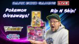 LIVE Fusion Strike & VSTAR Universe Booster Boxes! Pokemon Card Openings, Giveaways & Store!
