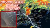 LIVE – Potential Tornado Outbreak Happening NOW! Live Weather Channel