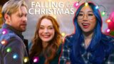 Lindsay Lohan SLEIGHED in her new Christmas movie **FALLING FOR CHRISTMAS**