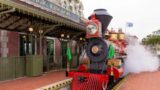 Live Video – A chilly Christmas Eve train ride at the Magic Kingdom