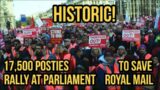 MASSIVE Postal workers rally and march to stop Royal Mail being destroyed