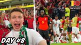 MOROCCO FANS TAKEOVER as they SMASH BELGIUM at WORLD CUP