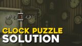 Madison Clock Puzzle Solution