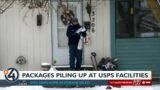 Mail carrier speaks on the thousands of packages piling up at USPS facilities