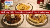 Making Jiffy Pancakes Special For Christmas Family Favorite Recipes!