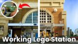 Making a working Lego train station